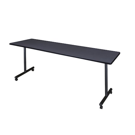 Kobe Rectangle Training Table, 84" W, 29" H, Laminate Top, Gray MKTRCC8424GY